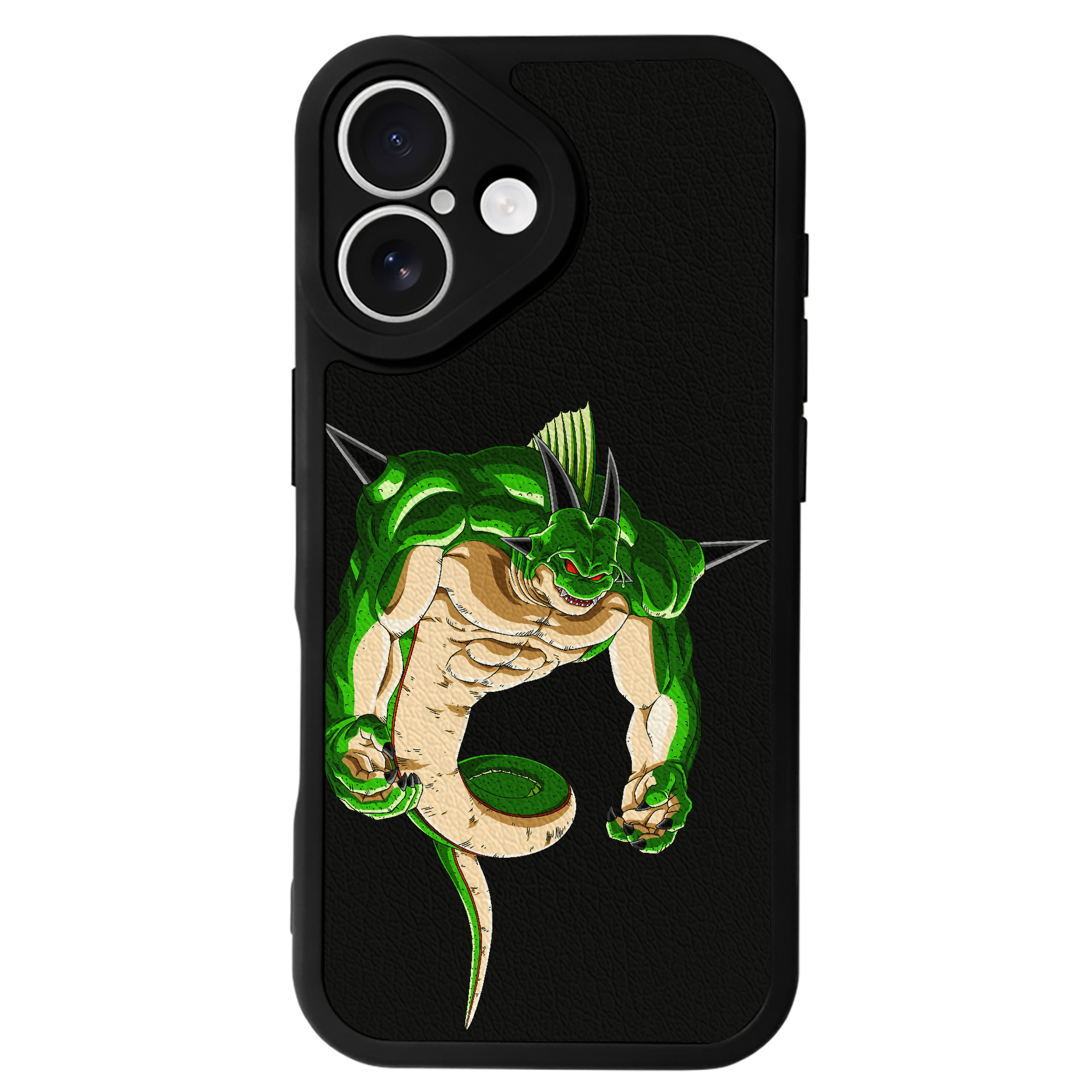 （画像用） ドラゴンボール 神龍 シェンロン DRAGON BALL Shenron 【iPhone 16シリーズ対応】シリコンスマホケース（レザー調） 材質：シリコン